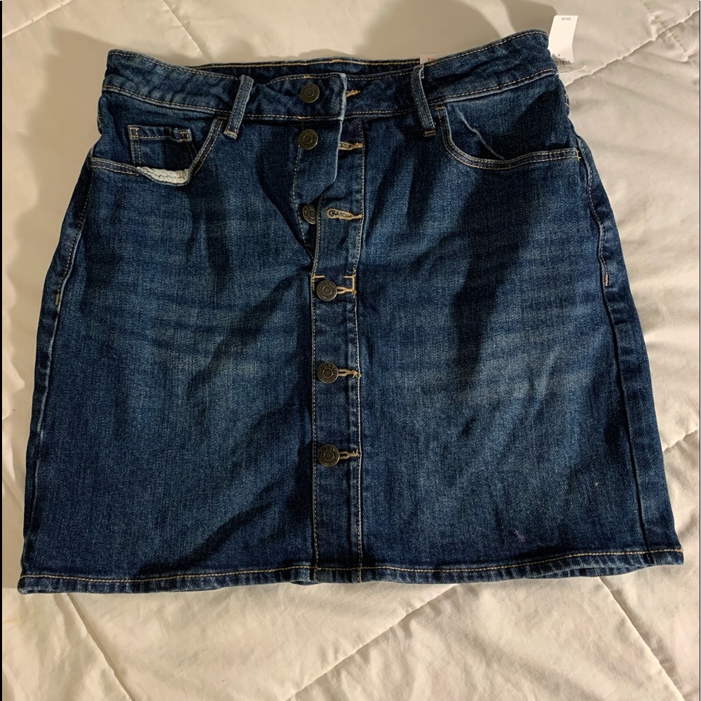 Old Navy High Rise Jean Skirt